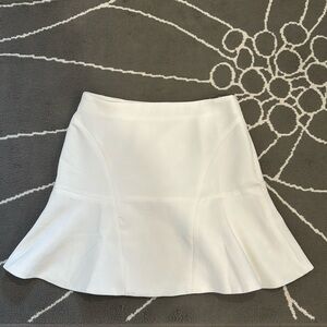 ARVNK White Peplum Skirt M